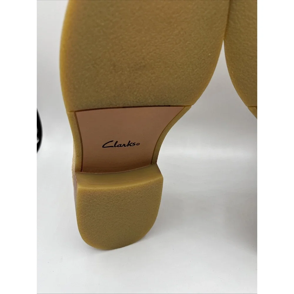 Clarks Women's Cologne Arlo Leather Chelsea Boots Size 7.5‎ M New